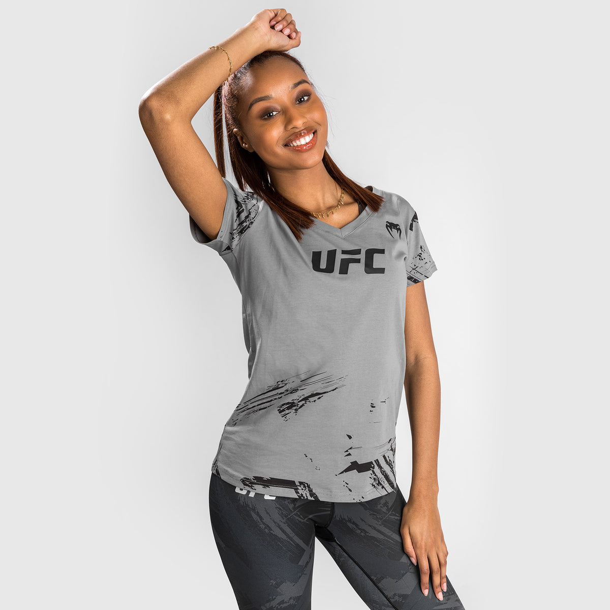 T-Shirt UFC Venum Authentic Fight Week 2.0 - Pour Femmes - Gris - product-type_T-Shirts
