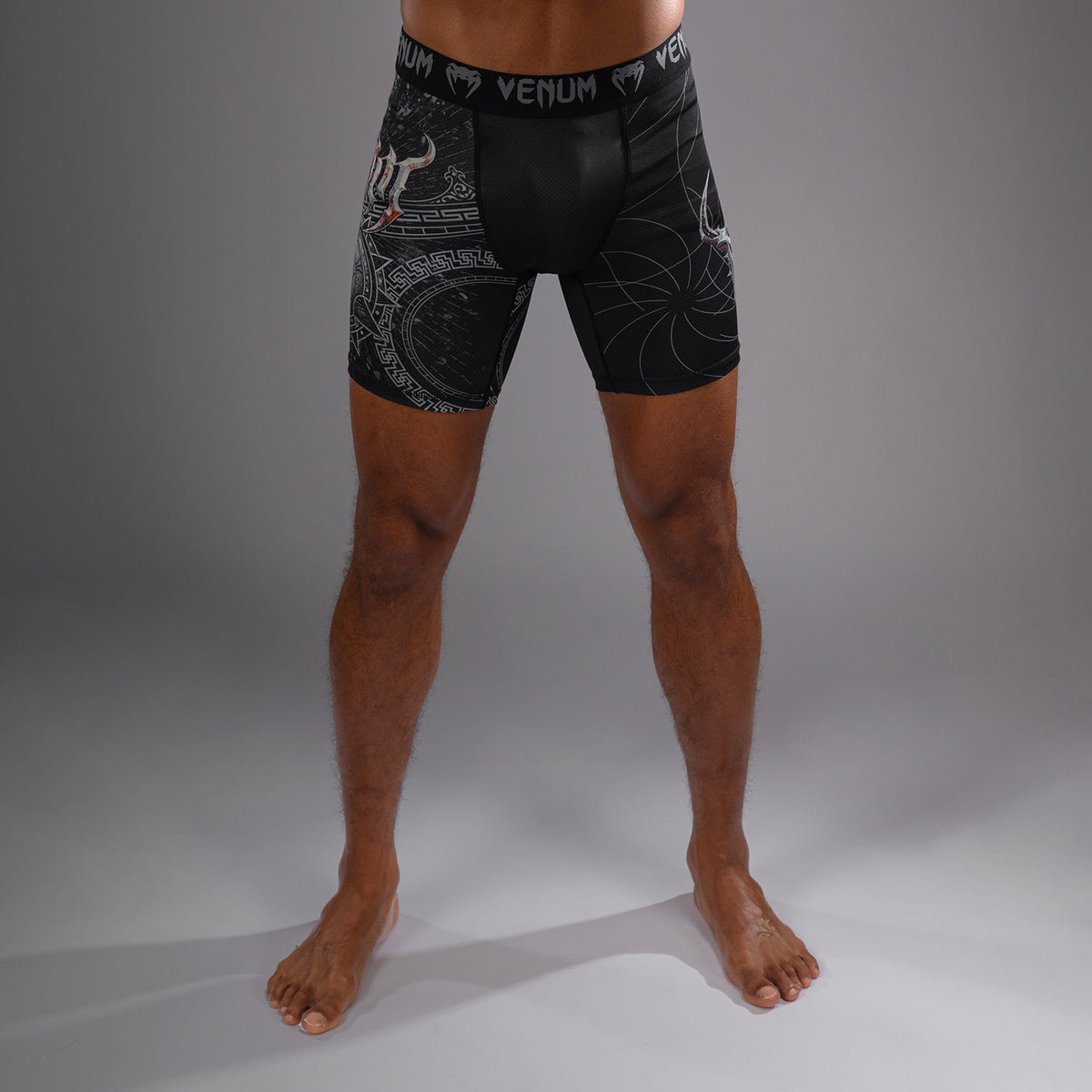 Short de compression pour Hommes Venum Gladiator 5.0 - Noir/Argent - product-type_Shorts de compression