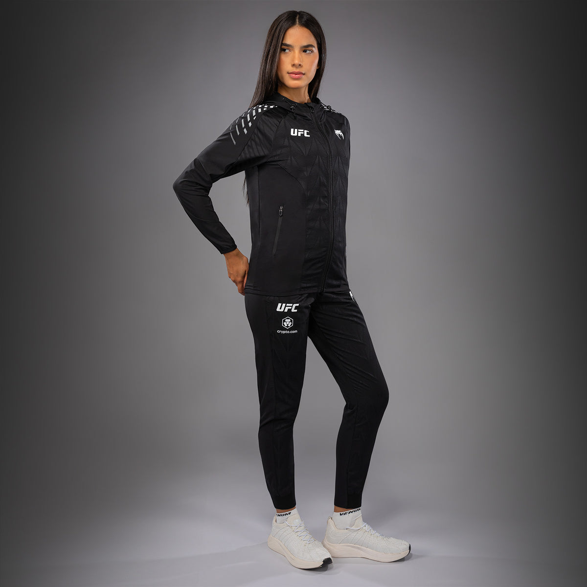 Sweat à capuche Walkout Femme UFC Zenith by Venum Authentic Fight Night - Noir - product-type_Sweatshirts