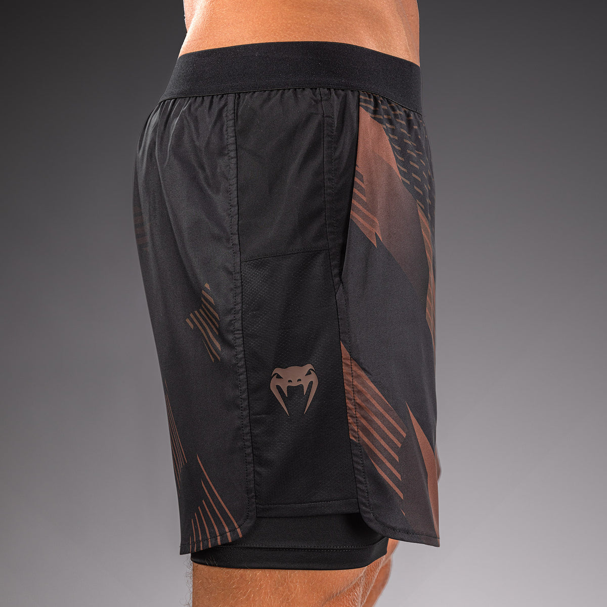 Short d’Entraînement Venum No-Gi 6.0 - Noir/Marron - product-type_Shorts de training