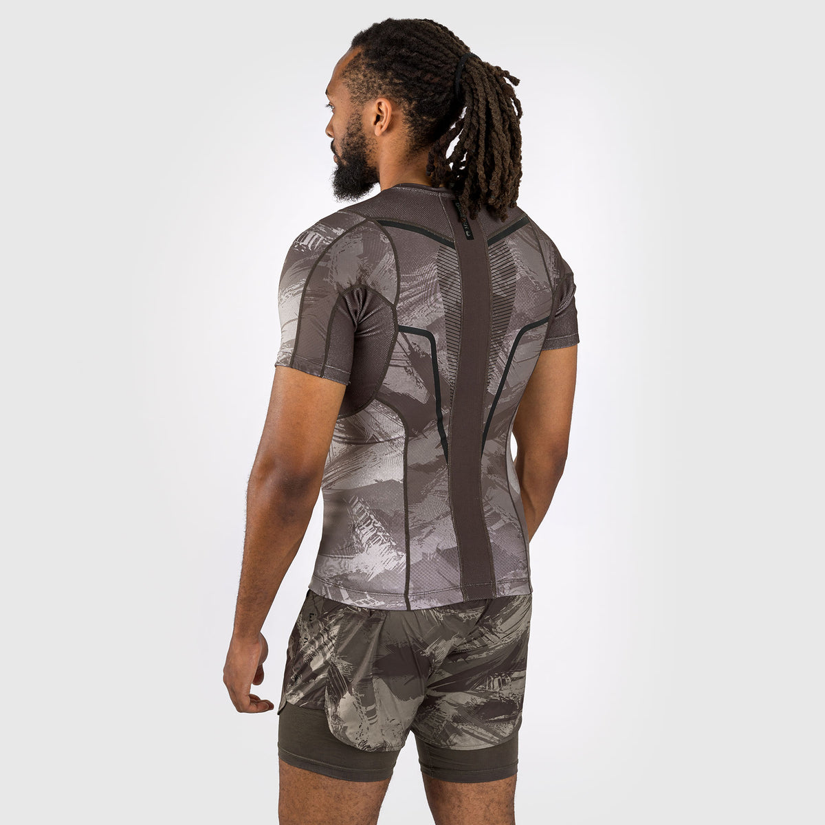 Rashguard à manches courtes Venum Electron 3.0 - Sable - product-type_T-Shirts de Compression