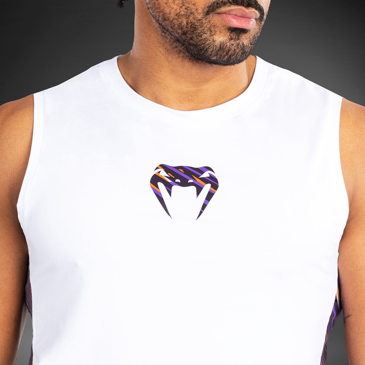 Débardeur pour Hommes Venum Rapid - Blanc/Violet Foncé - product-type_Débardeurs
