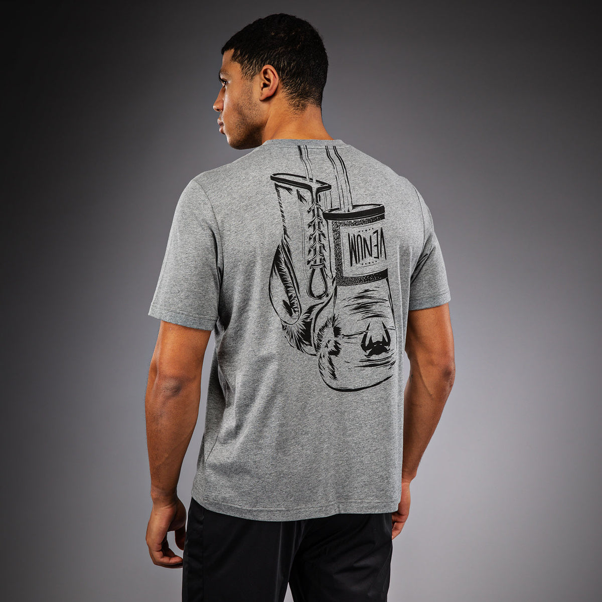 T-shirt en Coton Venum Fight Icon - Gris Chiné Clair - product-type_T-Shirts
