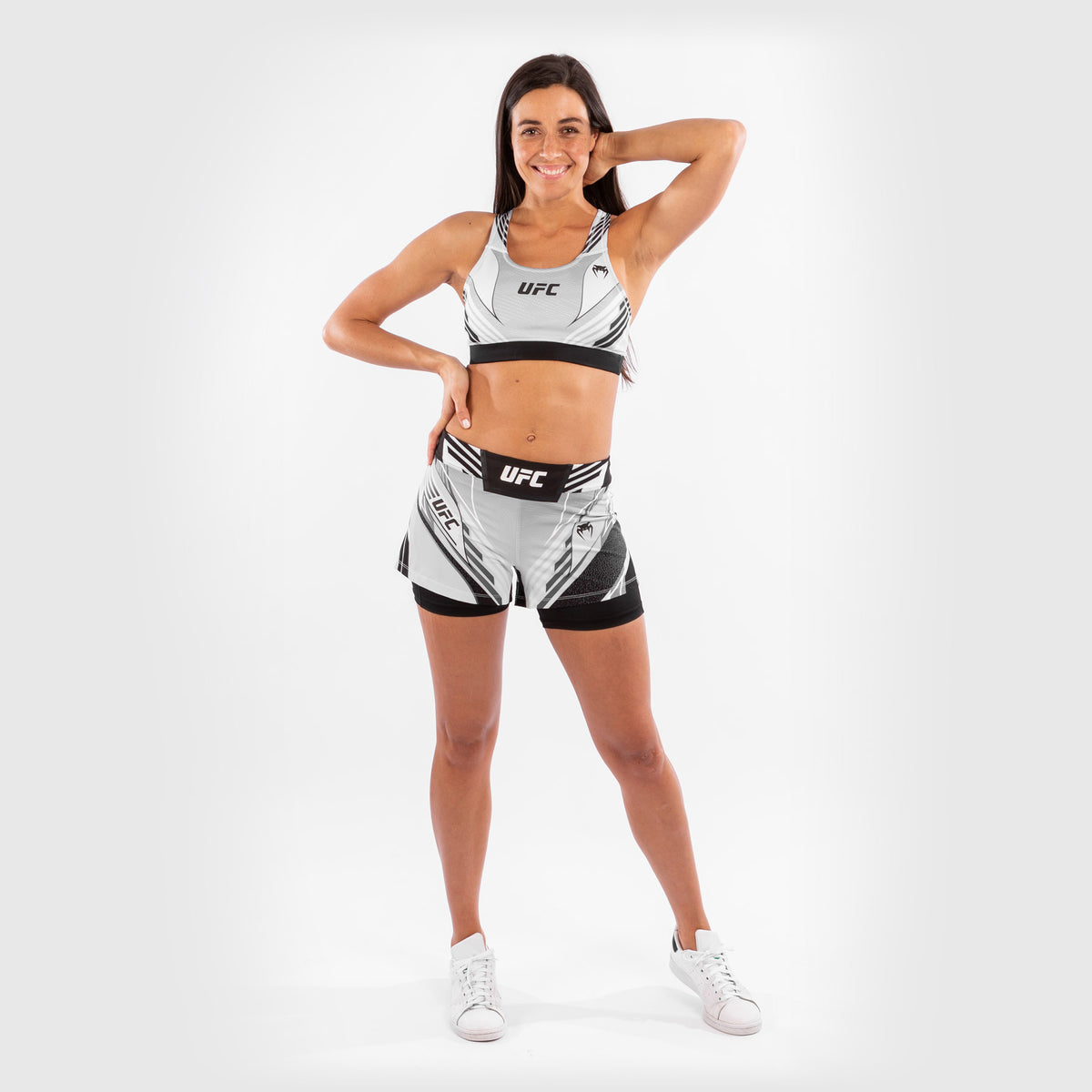 Fightshort Femme UFC Venum Authentic Fight Night - Coupe Courte - Blanc - product-type_Jupes-Shorts