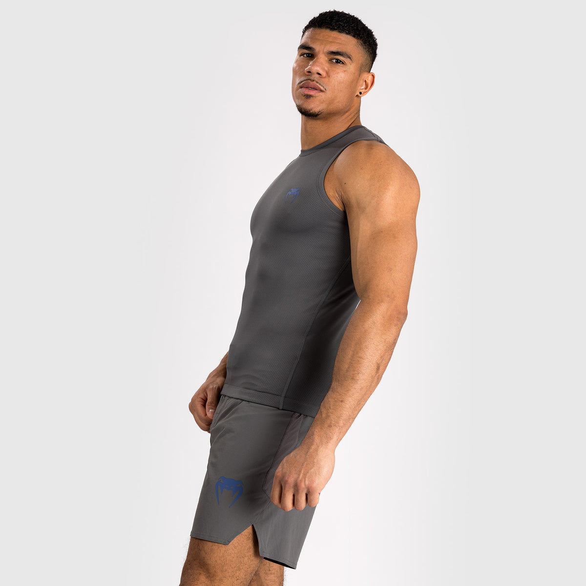 Rashguard sans manches pour hommes Venum Contender - Gris - product-type_T-Shirts de Compression