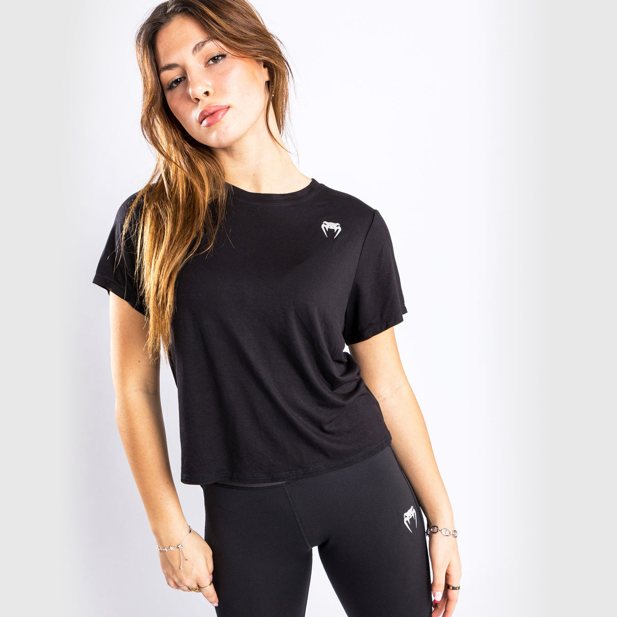 T-shirt Venum Glow - Pour Femmes - Noir - product-type_T-Shirts