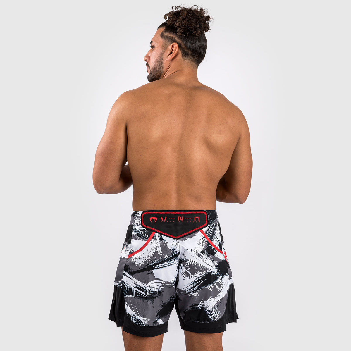 Short de combat Venum Electron 3.0 - Gris/Rouge - product-type_Shorts de MMA