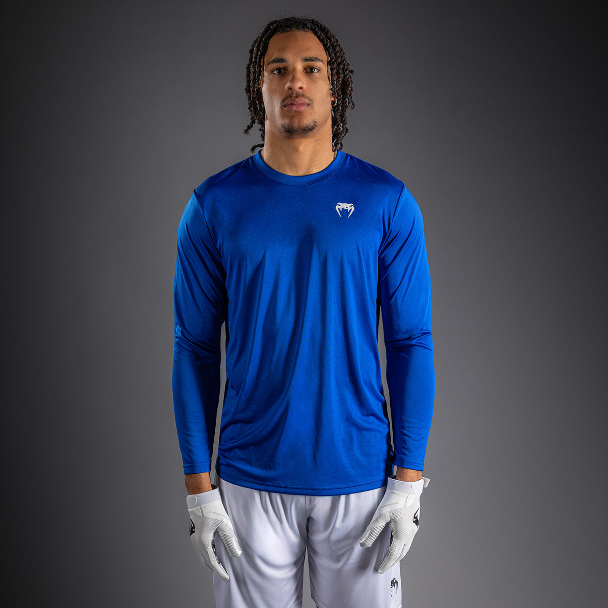 T-shirt à manches Longues Venum Lineup Performance - Bleu Royal/Blanc - product-type_T-Shirts Dry Tech