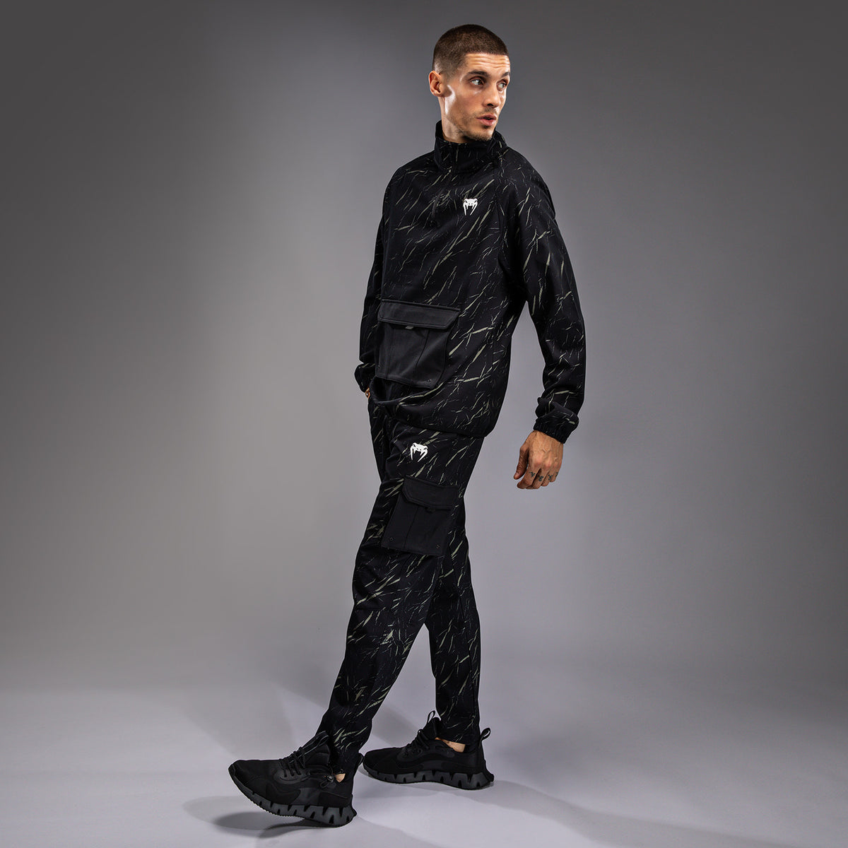 Veste de Survêtement Pour Hommes Venum Trooper - Noir/Beige - product-type_Sweatshirts