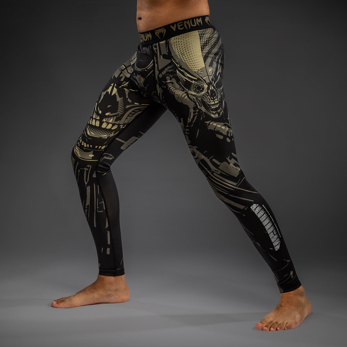 Pantalon de compression Venum Invader - Noir/Sable - product-type_Pantalons de Compression