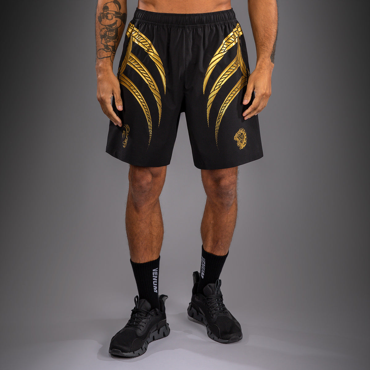 Short d’Entraînement Venum x Mike Tyson Tiger - Noir/Or - product-type_Shorts de training