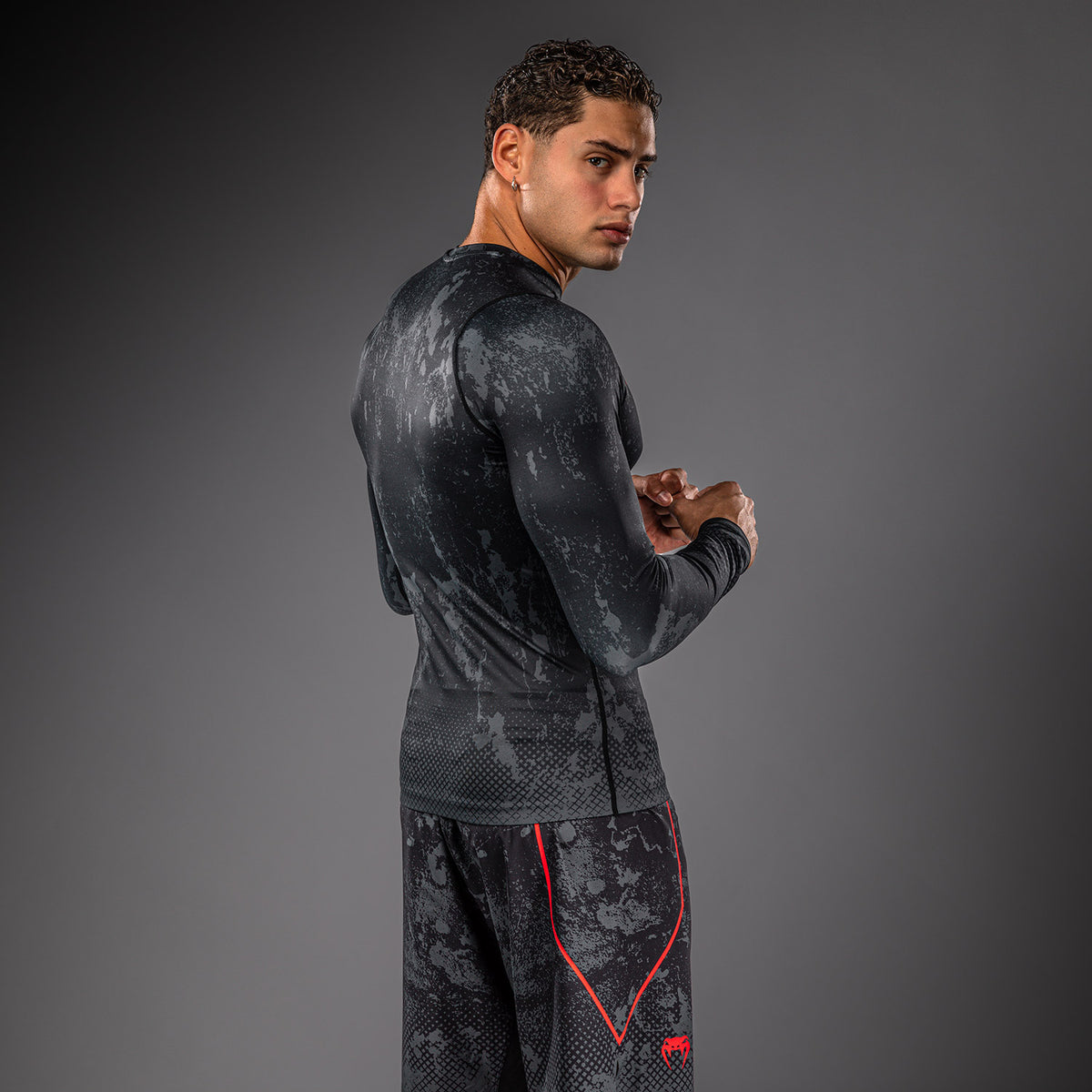 Rashguard à manches longues Venum x Batman - Noir/Gris/Rouge - product-type_T-Shirts de Compression