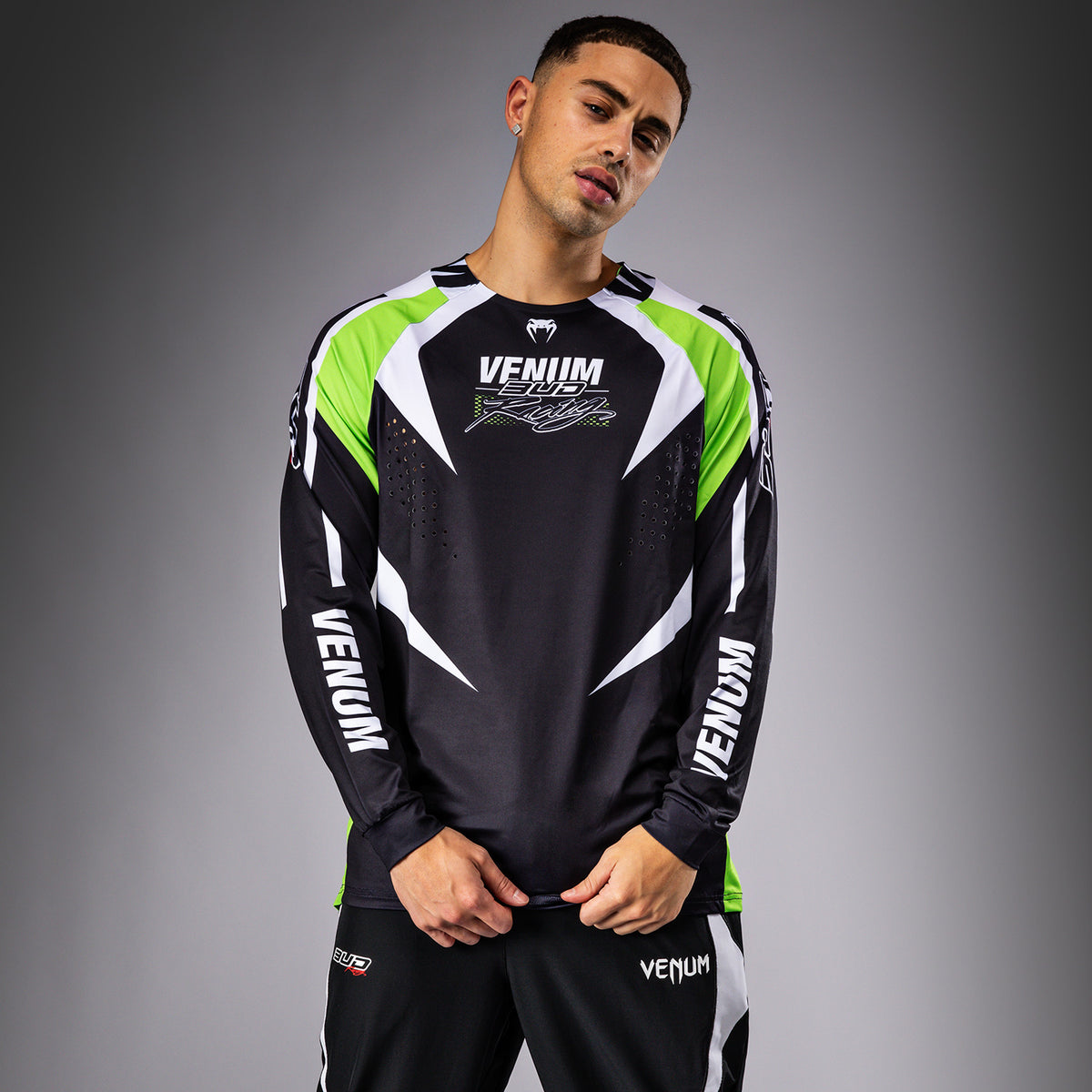 T-Shirt Dry-Tech Venum x Bud Racing - Noir/Blanc/Citron Vert - product-type_T-Shirts Dry Tech