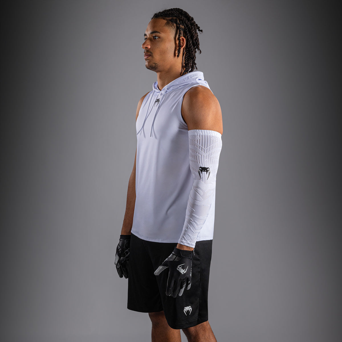 Sweat à capuche Dry Tech sans manches Venum Elite - Blanc - product-type_Sweatshirts