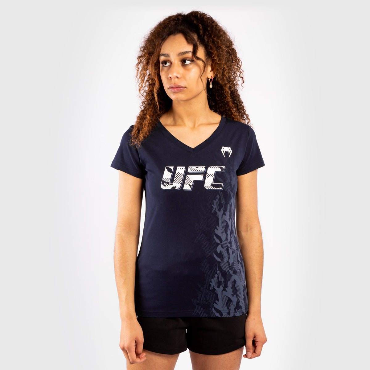 T-shirt Manches Courtes Femme UFC Venum Authentic Fight Week - Bleu Marine - product-type_T-Shirts