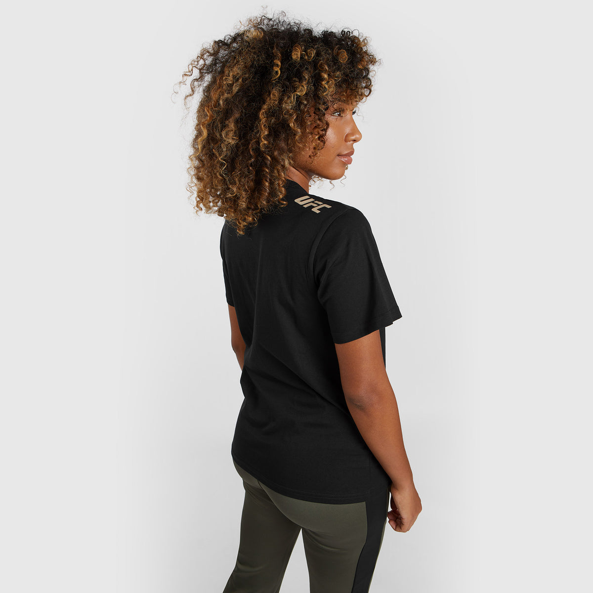 T-shirt à manches courtes en coton pour Femmes UFC Adrenaline by Venum Fight Week - Noir - product-type_T-Shirts