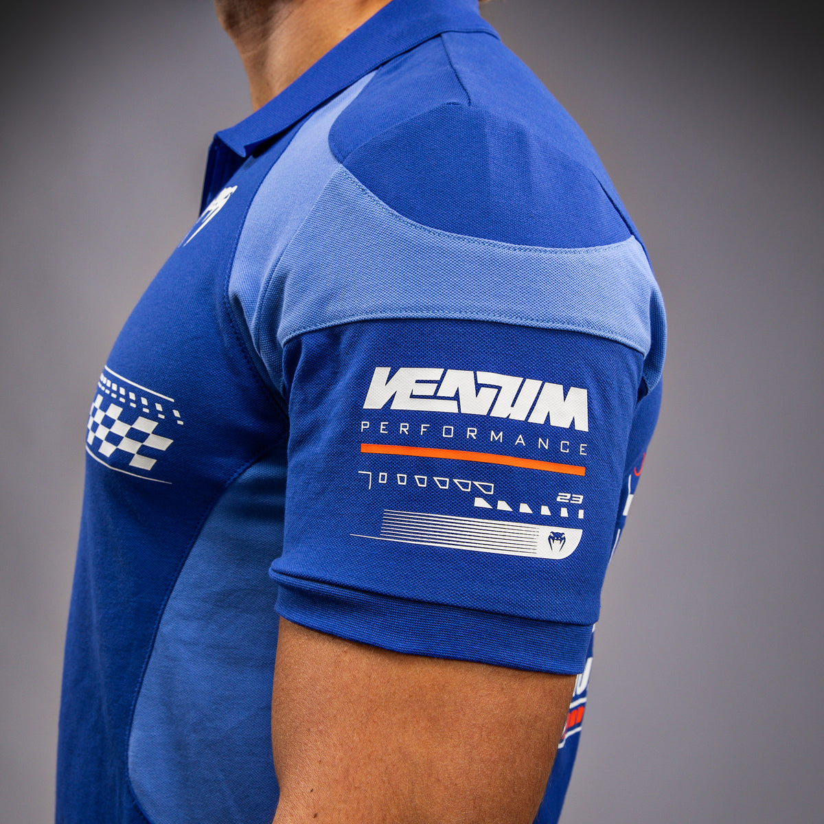 Polo en Coton Venum Motorsports - Bleu Royal