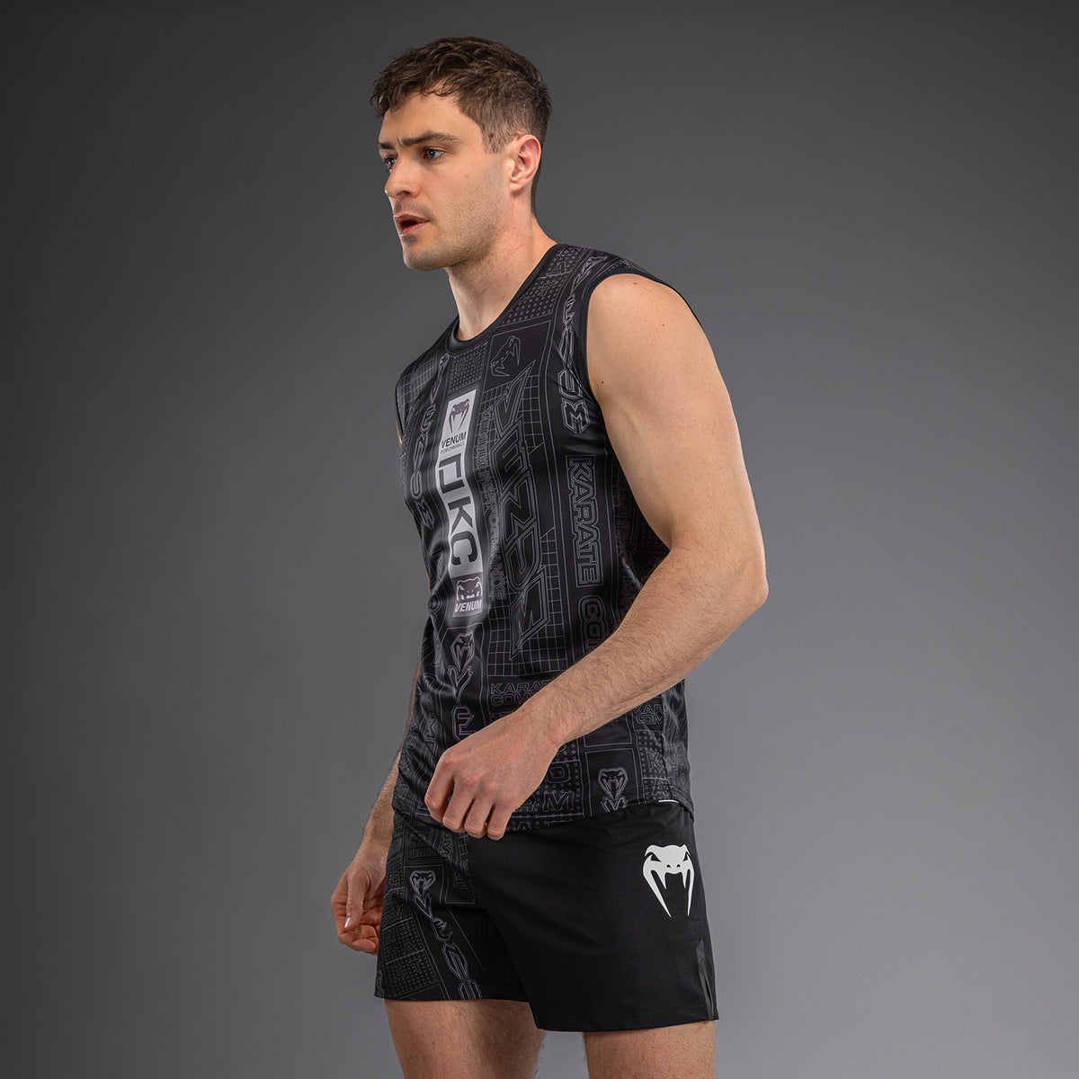 Débardeur Dry Tech Karate Combat by Venum – Noir/Gris - product-type_T-Shirts Dry Tech