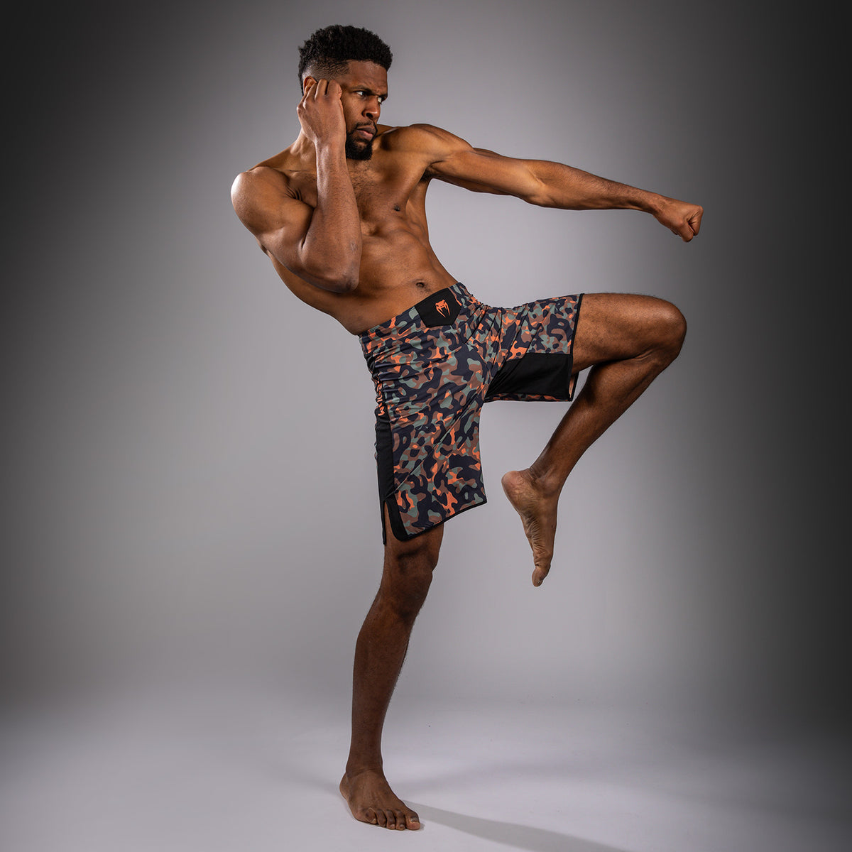 Short de combat Venum Jungle Ops - Kaki/Orange - product-type_Shorts de MMA