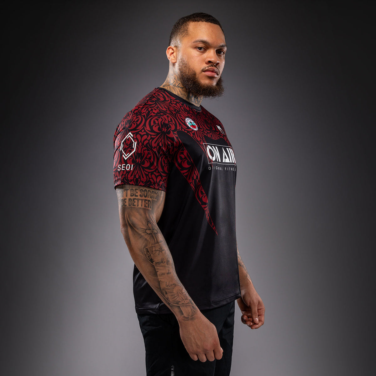 T-shirt Dry Tech Venum Bulgarian Top Team (BTT) – Noir/Rouge - product-type_T-Shirts Dry Tech