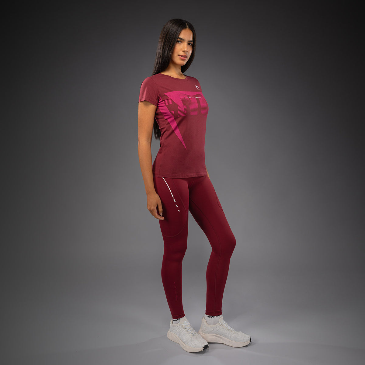 T-shirt Femme Venum Adrenaline – Bordeaux/Rose - product-type_T-Shirts