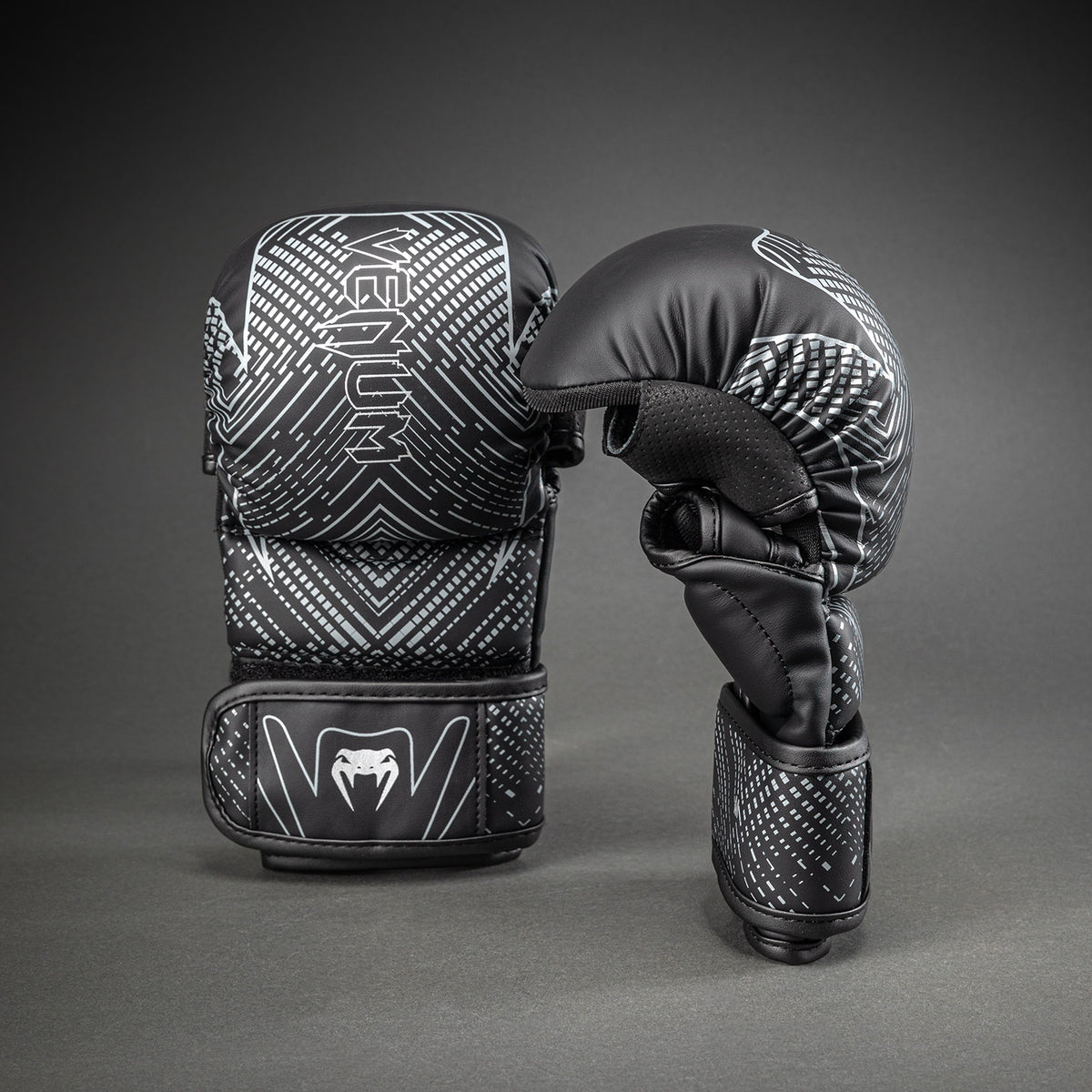 Venum Midnight Fury Gants de Sparring - Noir/Gris/Argent - product-type_Gants de Sparring