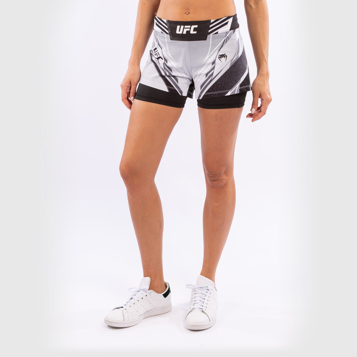 Fightshort Femme UFC Venum Authentic Fight Night - Coupe Courte - Blanc - product-type_Jupes-Shorts