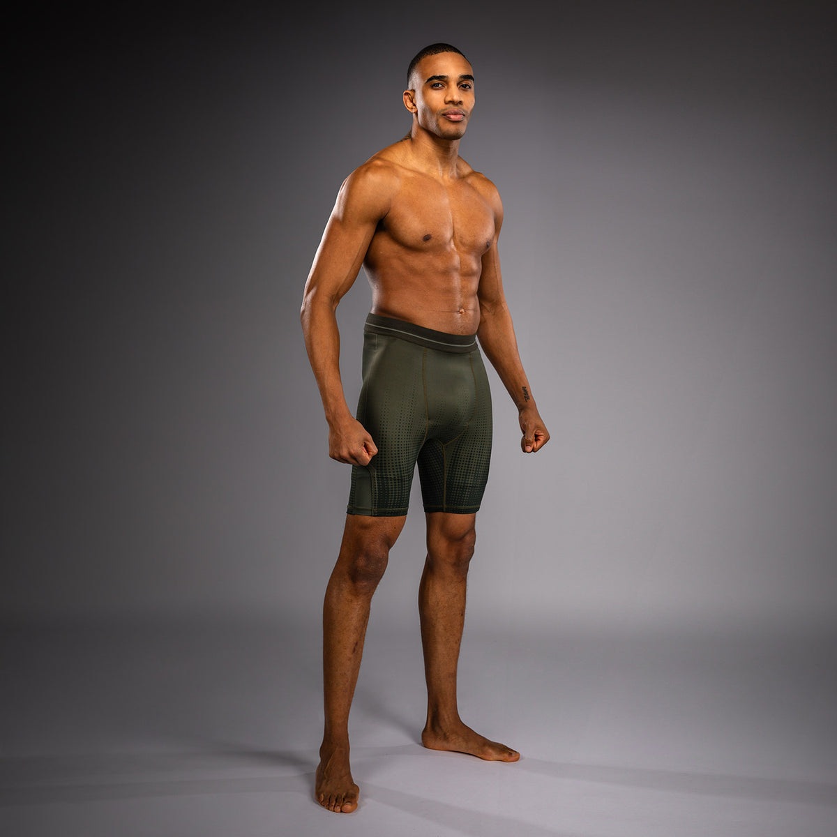 Short de Compression Venum Stealth Vale Tudo – Kaki/Vert Foncé - product-type_Shorts de compression