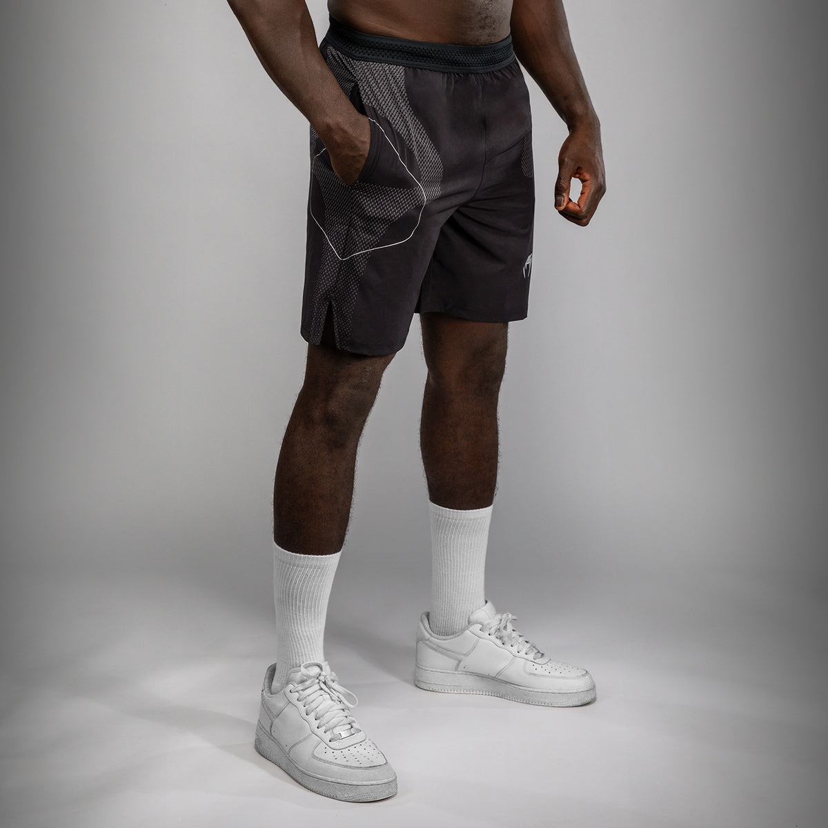 Short de Training Venum Nexus – Noir/Argent - product-type_Shorts de training