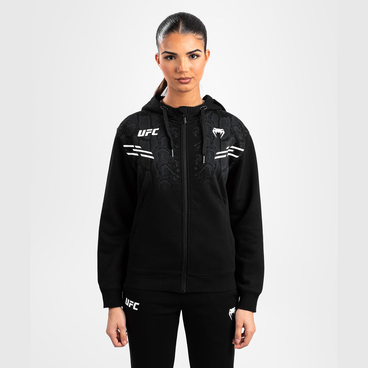 Sweatshirt zippé à capuche pour Femmes UFC Adrenaline by Venum Replica - Noir - product-type_Vestes