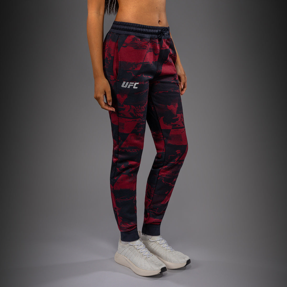 Pantalon Femme UFC Zenith by Venum Authentic Fight Week - Bleu marine/Bordeaux/Argent - product-type_Pantalons de jogging