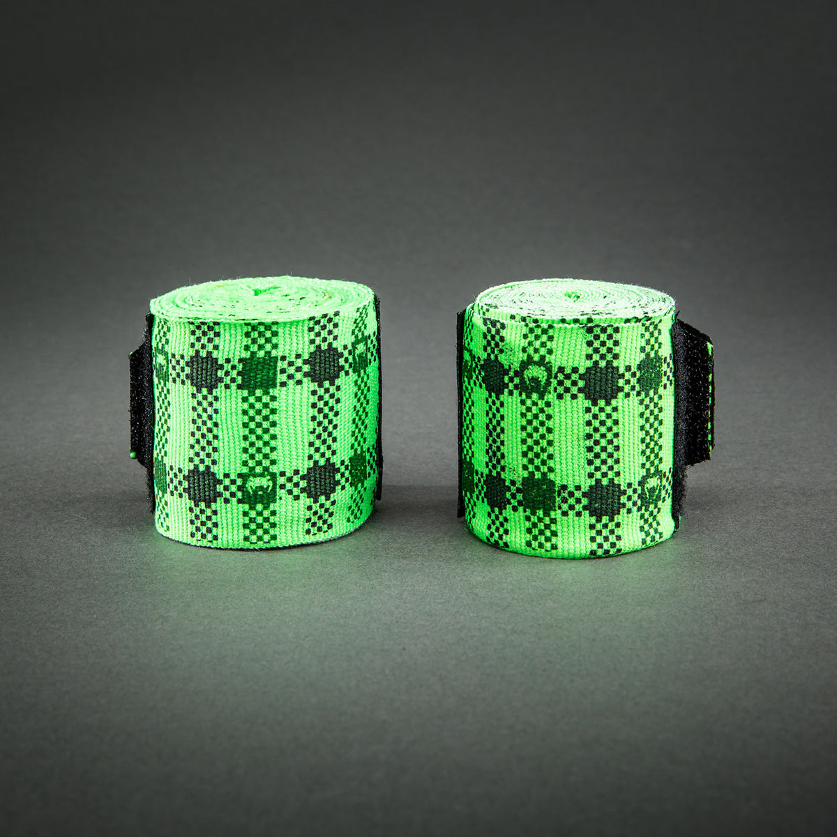 Bandes de Boxe Venum Kontact Evo Tartan - Vert Néon - product-type_Bandages de boxe