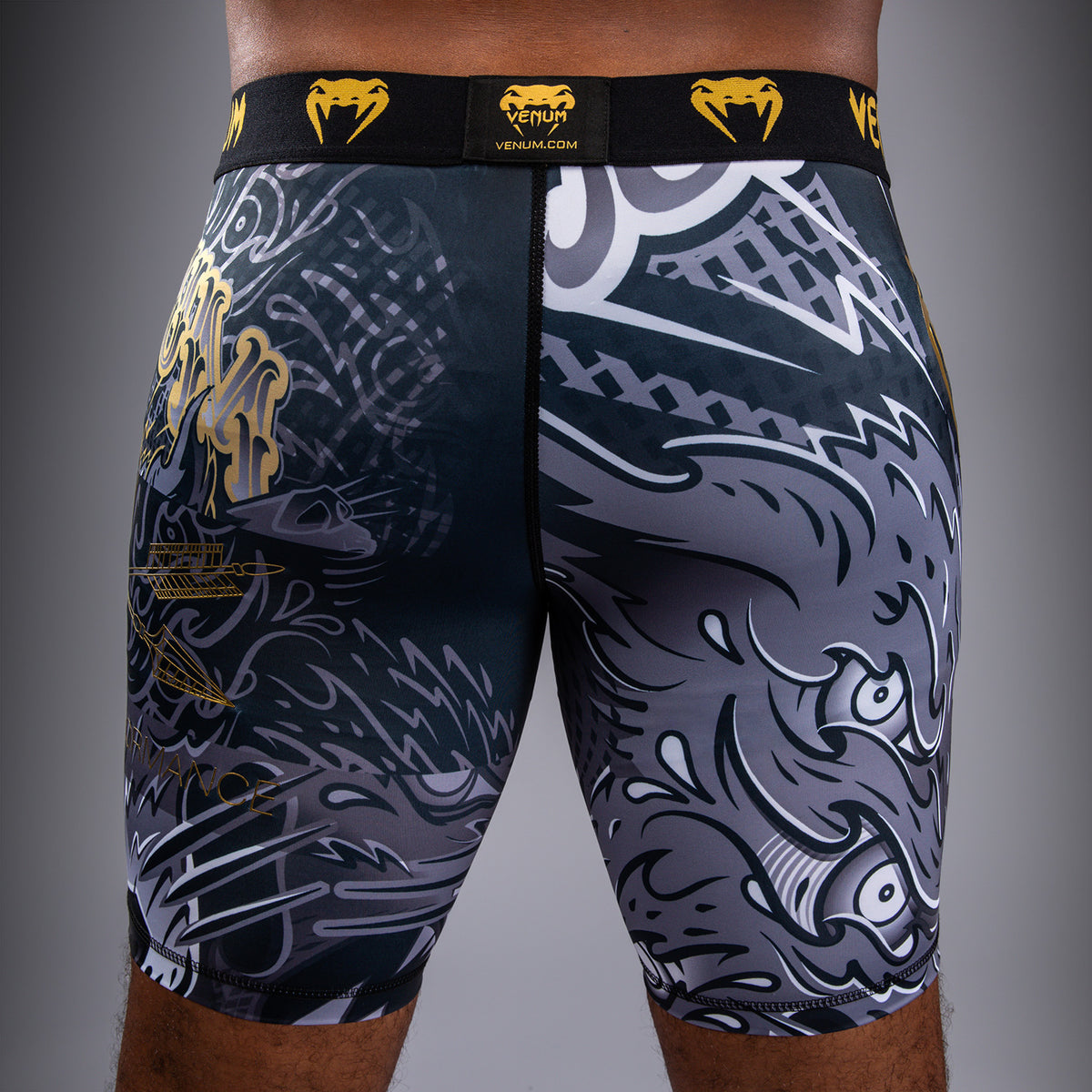 Short de Compression Venum Wolf Atak – Noir/Gris - product-type_Shorts de compression