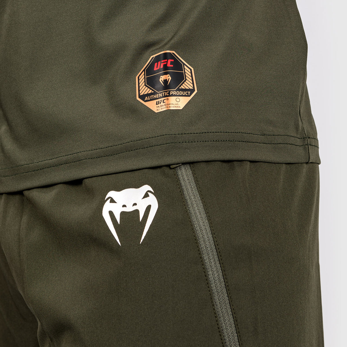 T-shirt Dry-tech pour Hommes UFC Adrenaline by Venum Fight Week - Kaki/Bronze - product-type_T-Shirts Dry Tech