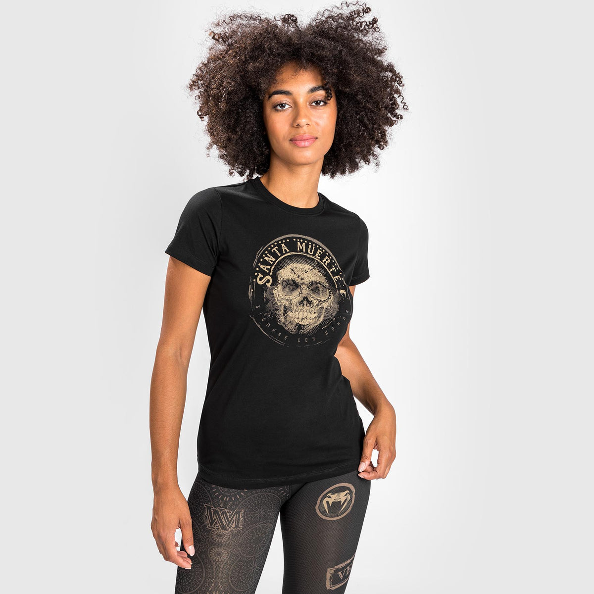 T-shirt Santa Muerte Dark Side Venum Femme - Noir/Marron - product-type_T-Shirts