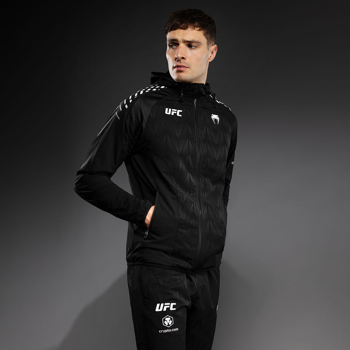 Sweat à capuche Walkout Homme Personnalisé UFC Zenith by Venum Authentic Fight Night - Noir - product-type_Sweatshirts