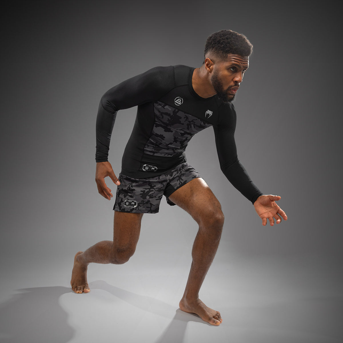 Rashguard manches longues Venum x Polaris - Noir/Gris - product-type_T-Shirts de Compression