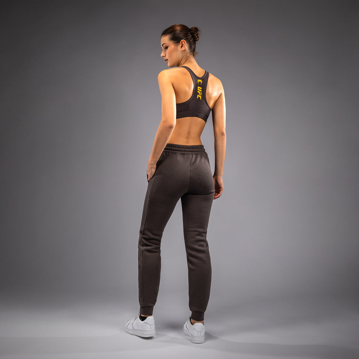 Pantalon en Coton pour Femmes UFC Fusion by Venum Fight Week - Marron Terrestre - product-type_Pantalons de jogging