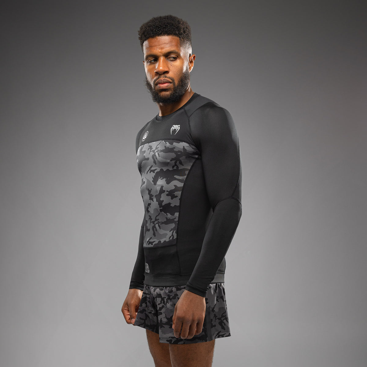 Rashguard manches longues Venum x Polaris - Noir/Gris - product-type_T-Shirts de Compression