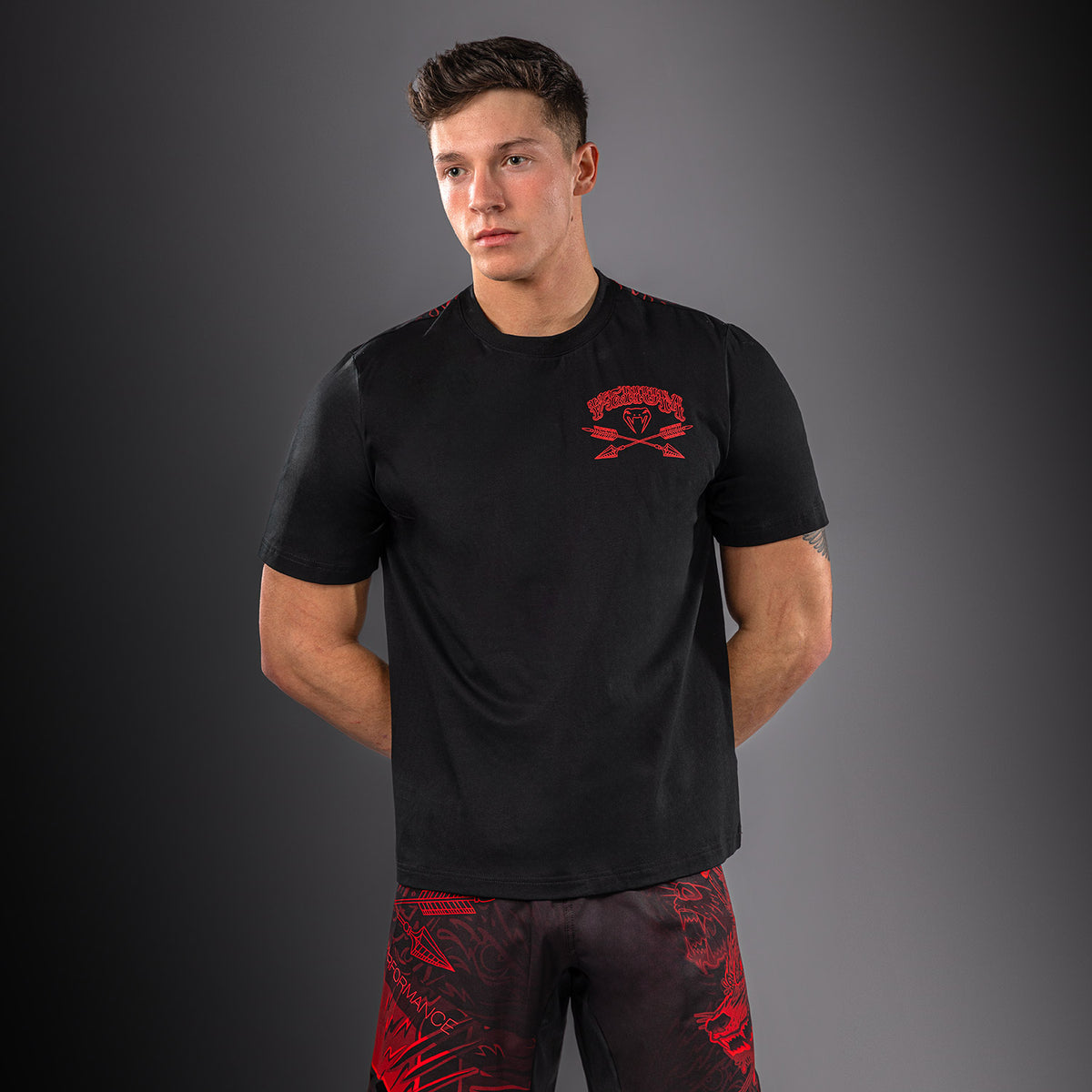 T-shirt Venum Wolf Atak – Noir/Rouge - product-type_T-Shirts