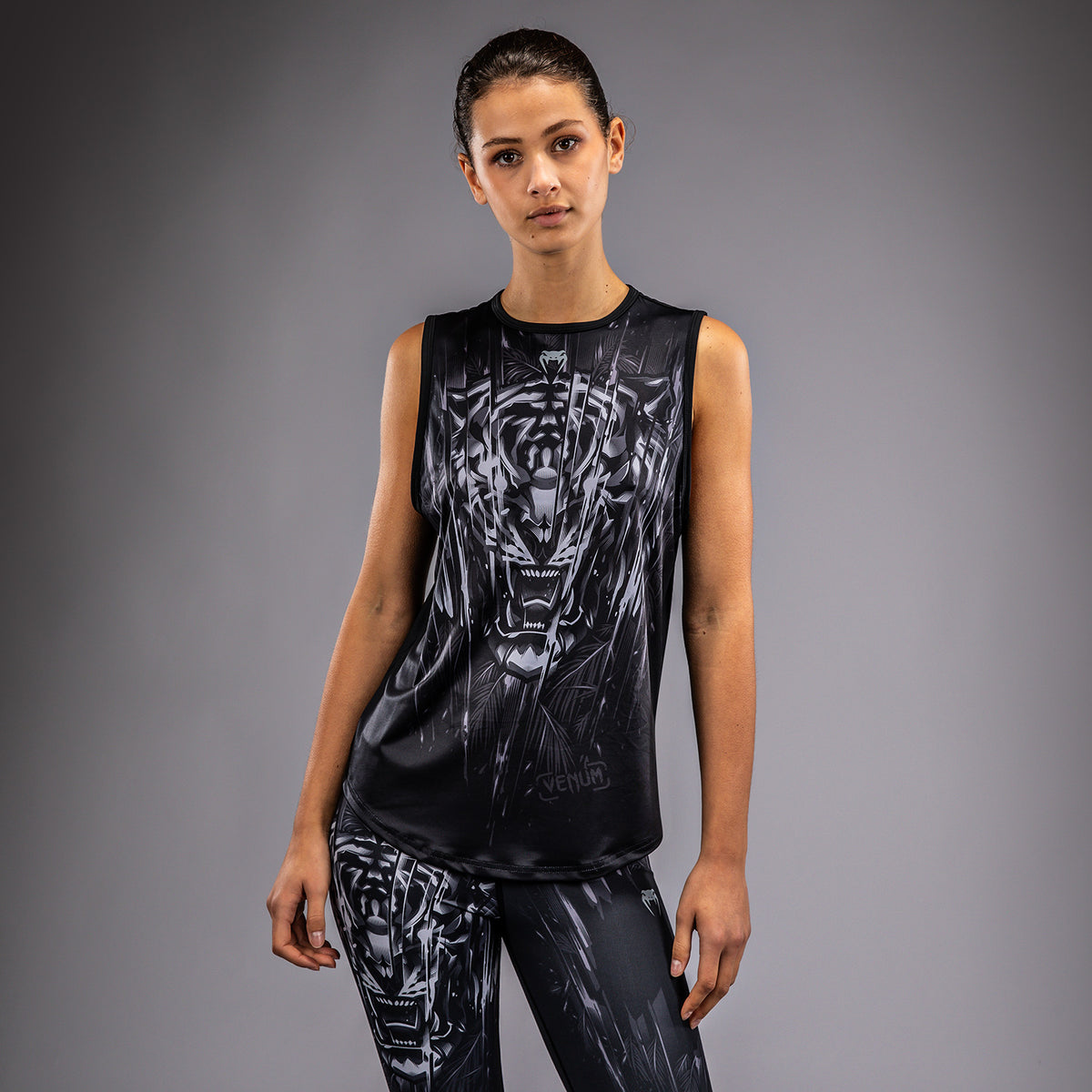 Débardeur Venum Tiger pour Femmes - Noir/Argent - product-type_Débardeurs