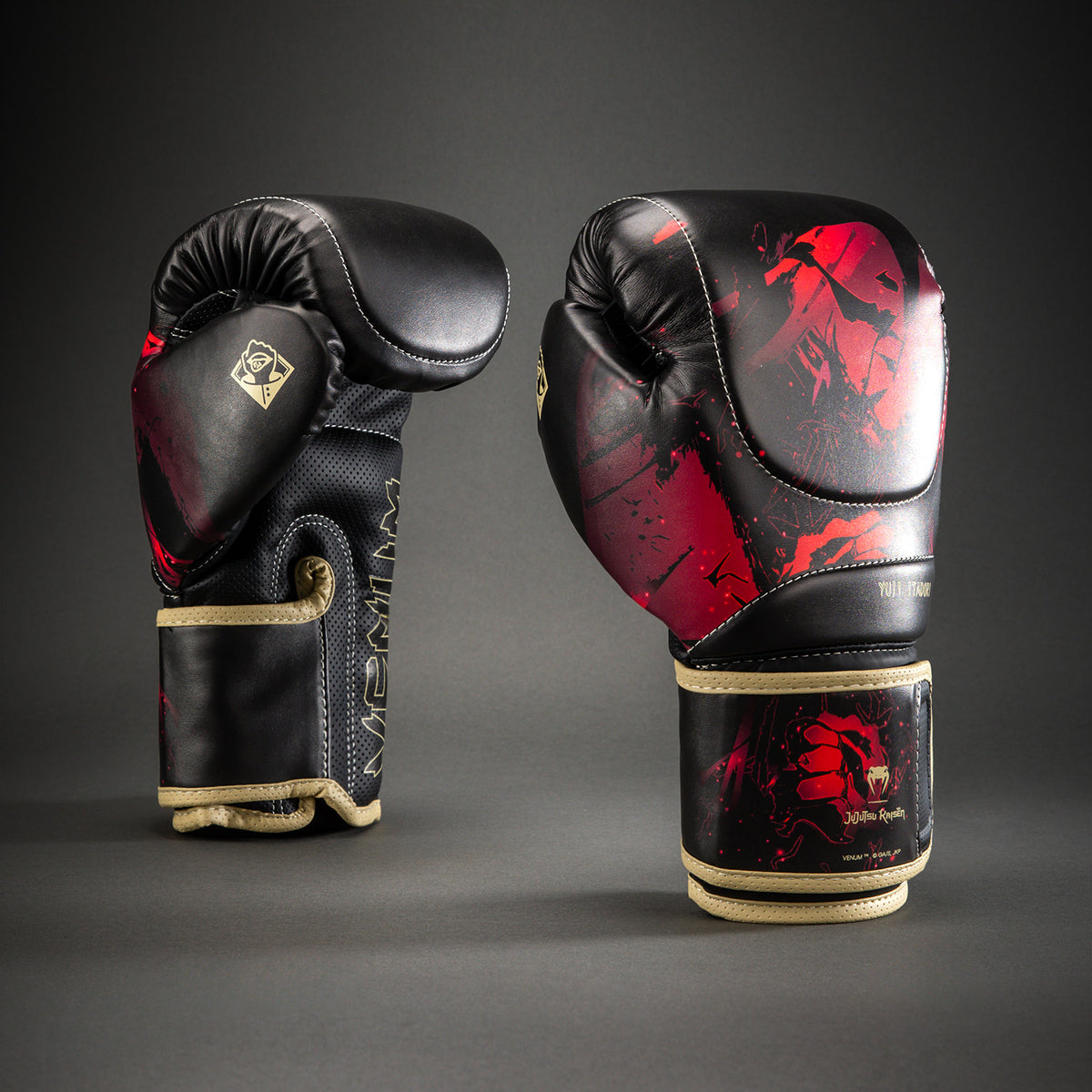 Gants de Boxe Impact Evo Itadori Jujutsu Kaisen x Venum – Noir/Rouge - product-type_Gants de boxe