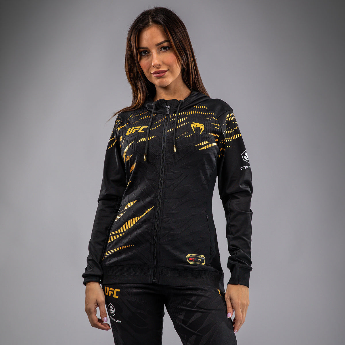 Sweatshirt à Capuche pour Femmes UFC Fusion by Venum Authentic Fight Night - Champion - product-type_Vestes