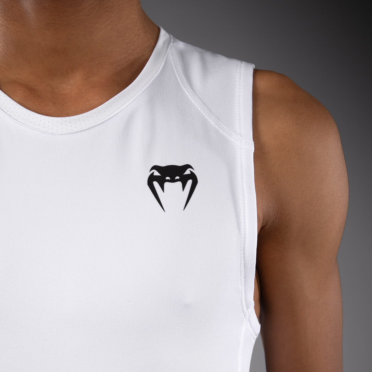 Haut de Compression sans manches pour Enfants Venum Elite Football - Blanc - product-type_T-Shirts Dry Tech