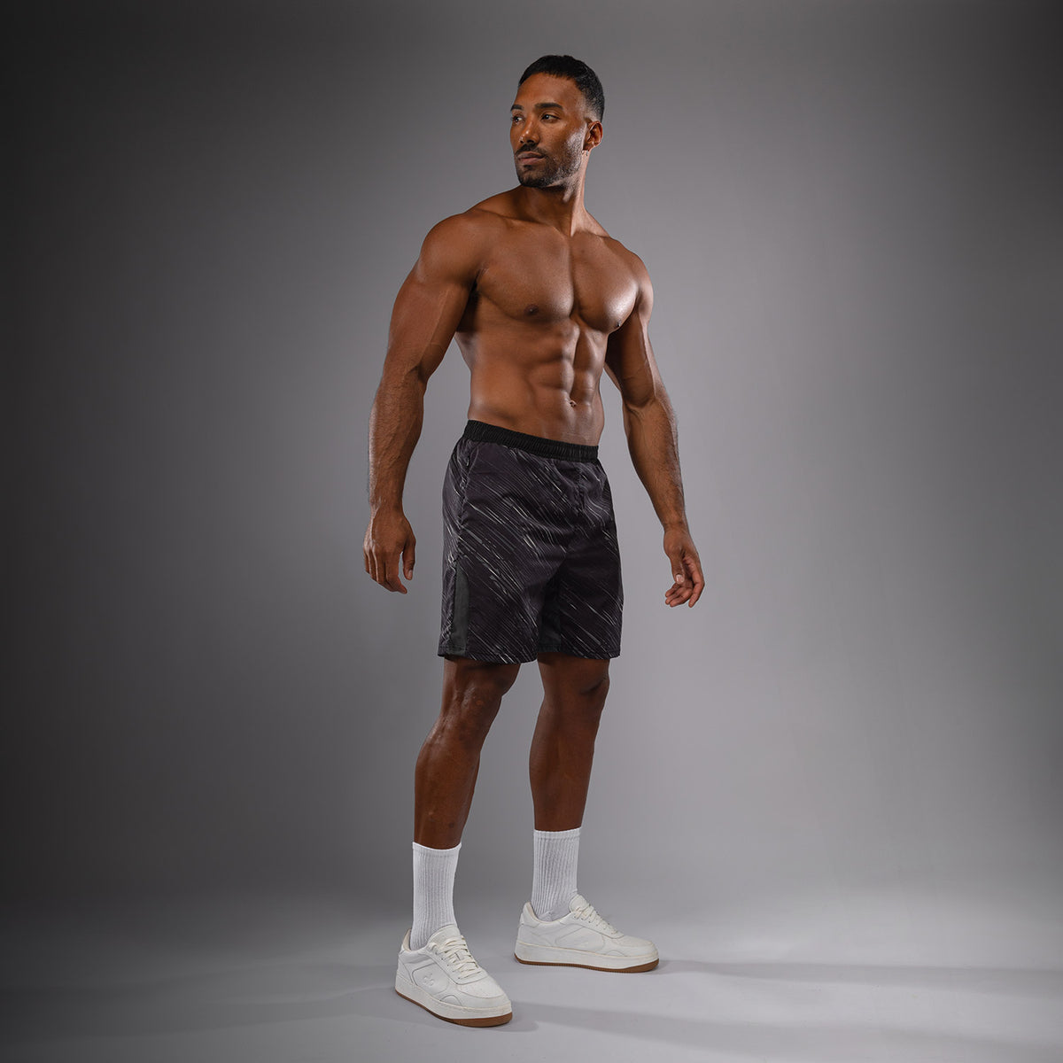 Short d’entraînement Venum Rapid - Noir/Gris Orage - product-type_Shorts de training