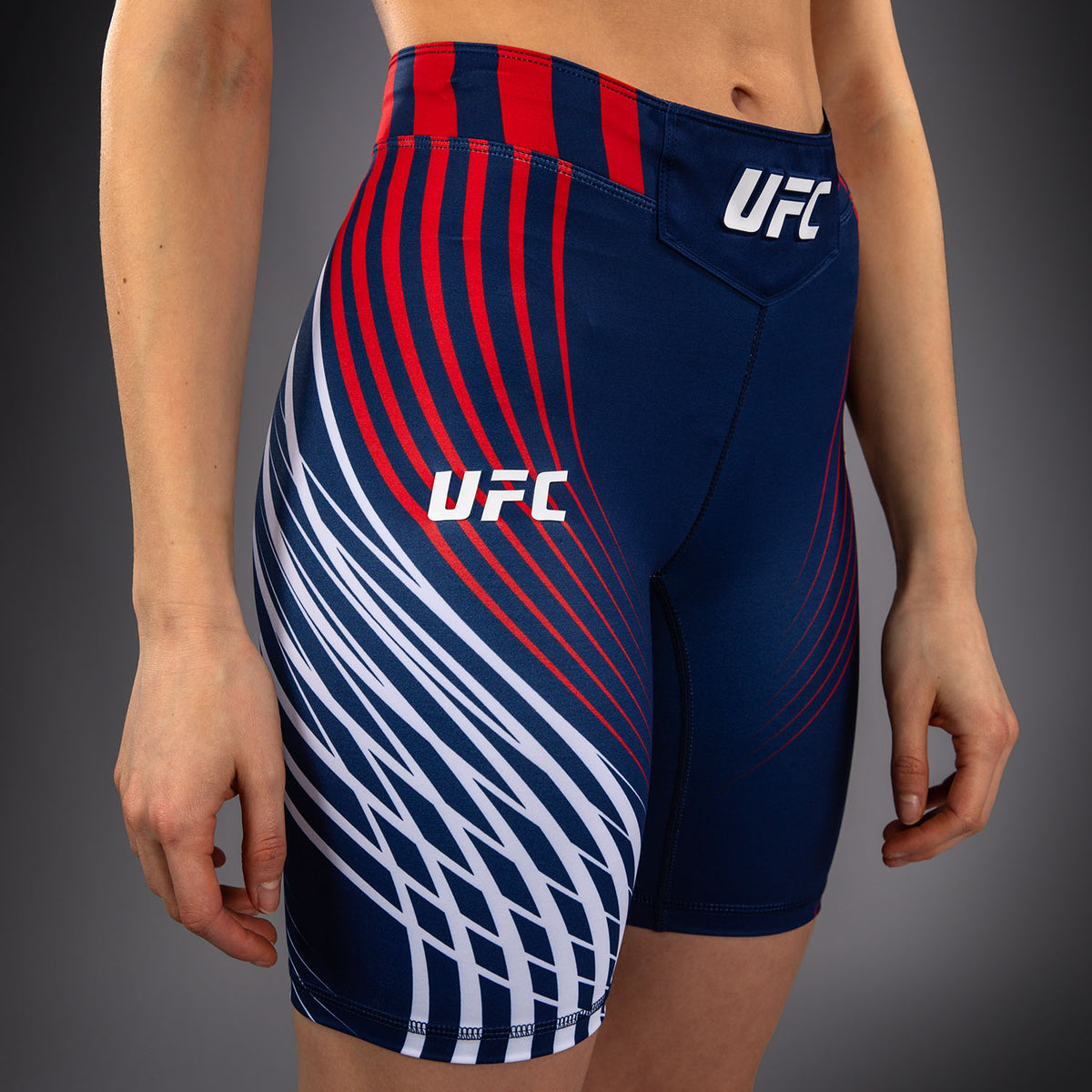 Official UFC Freedom 250 by Venum Authentic Short Vale Tudo coupe longue pour femme - Bleu - product-type_Shorts de compression