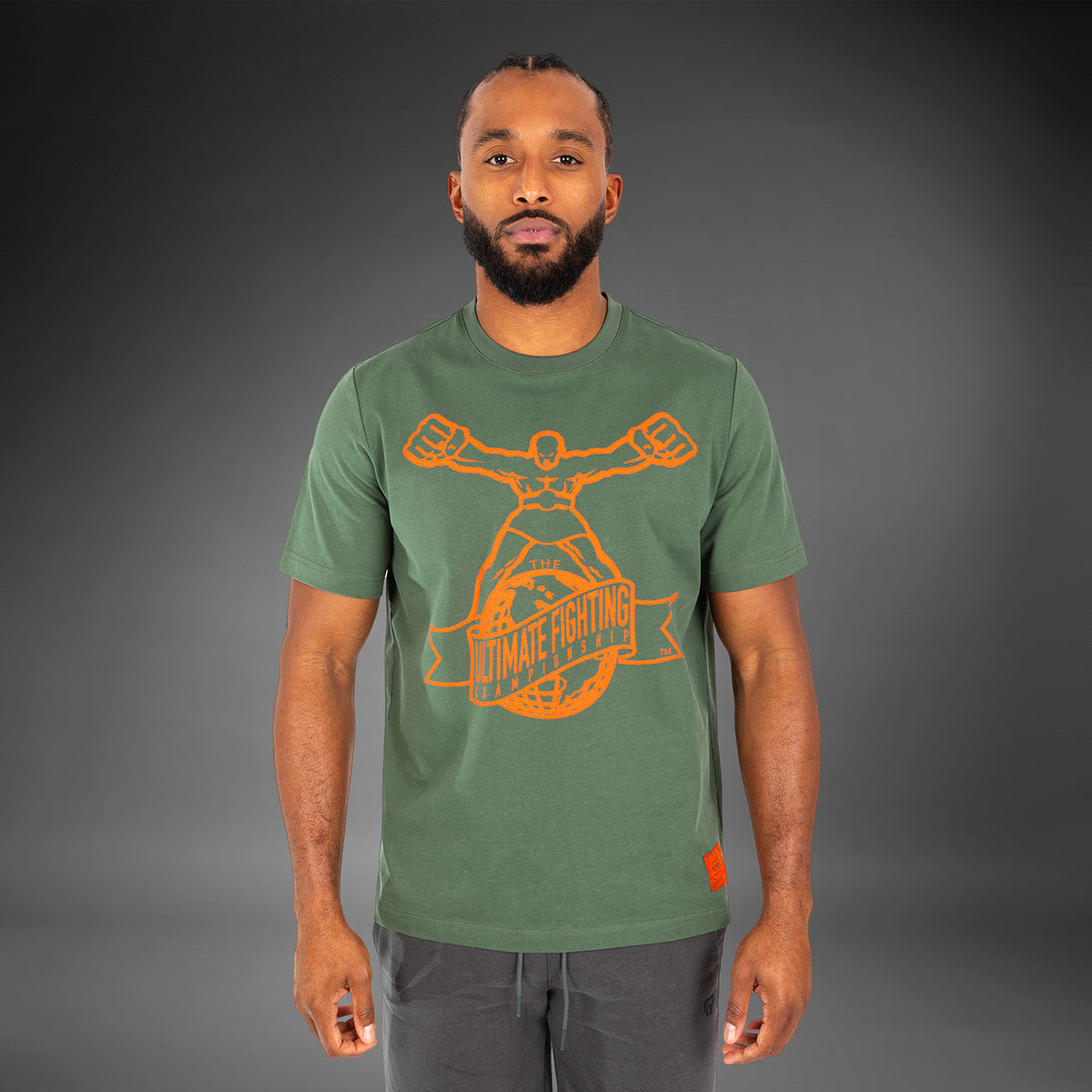 T-Shirt UFC by Venum Ulti-Man - Kaki/Orange - product-type_T-Shirts