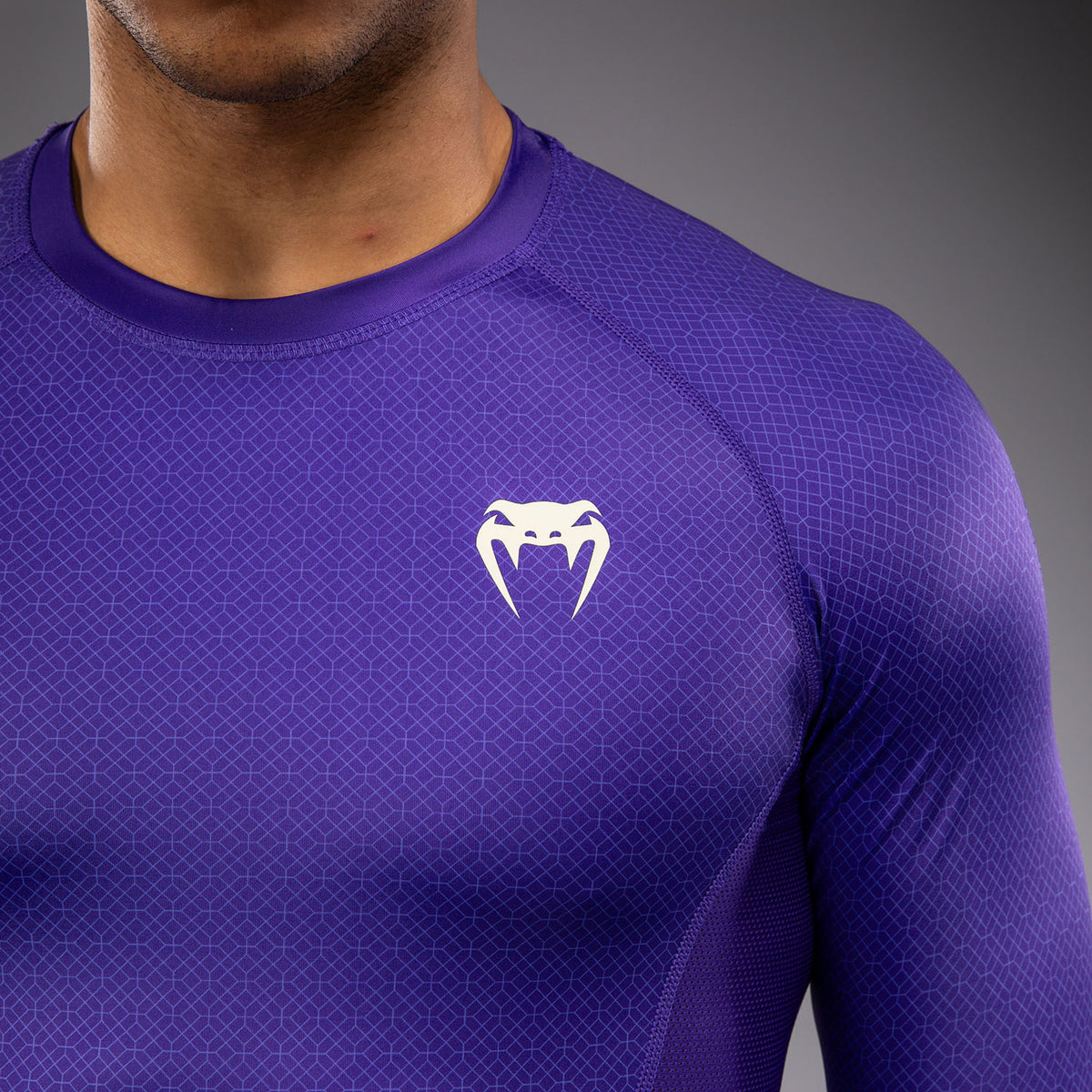 Rashguard à Manches Longues Venum x Roger Gracie Academy - Violet - product-type_T-Shirts de Compression