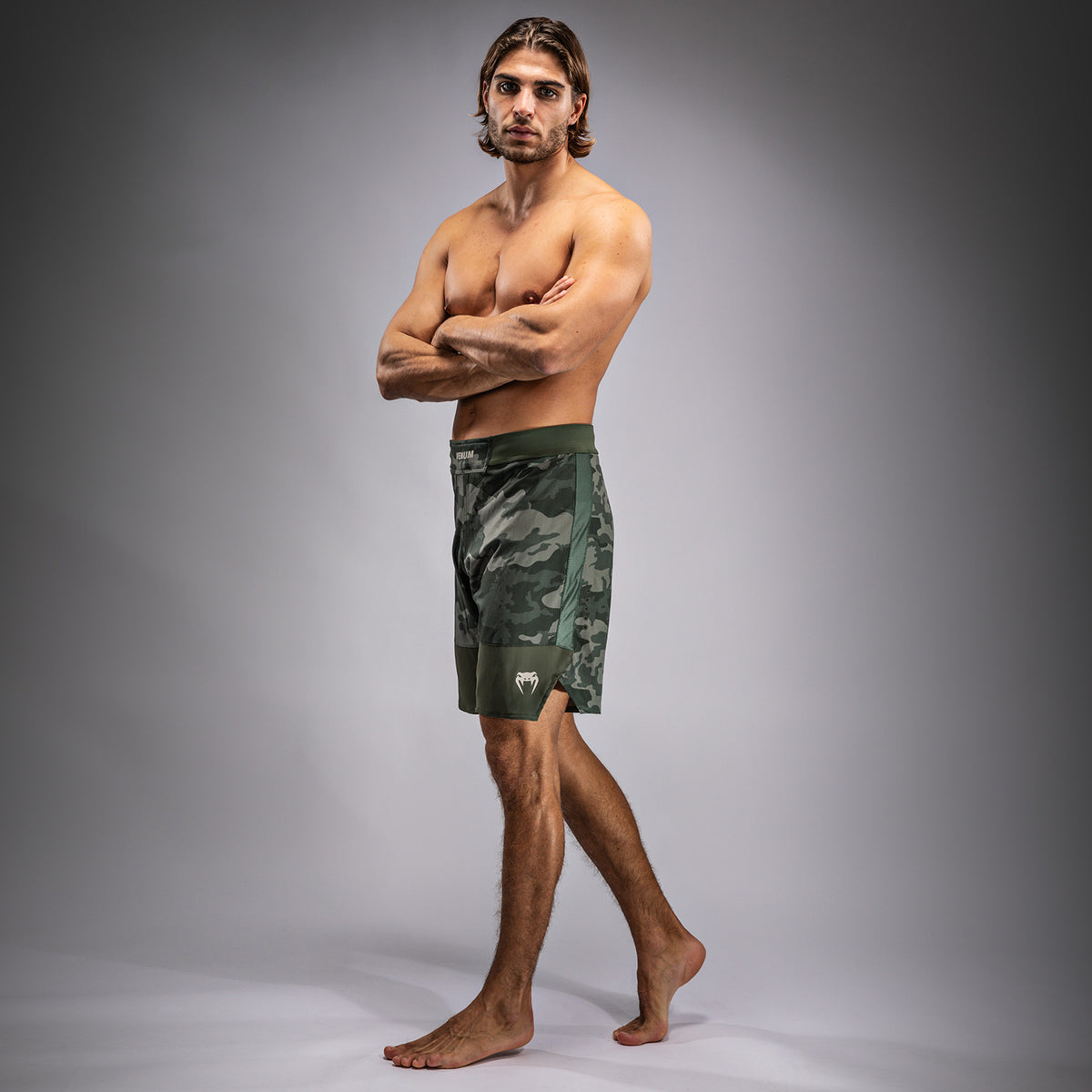 Short de Combat Venum G-Fit Air pour Hommes - Camo Militaire - product-type_Shorts de MMA