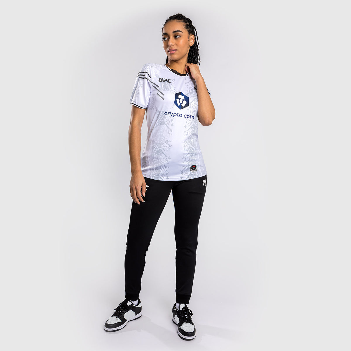 T-shirt Technique pour Femmes UFC Adrenaline by Venum Authentic Fight Night - Blanc - product-type_T-Shirts Dry Tech